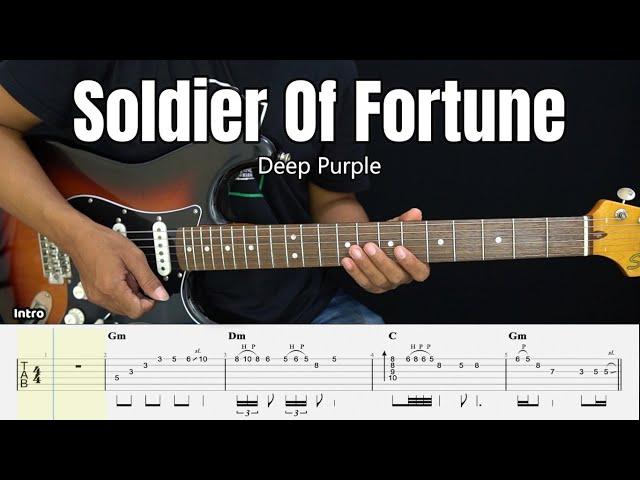 Soldier Of Fortune - Deep Purple - Guitar Instrumental Cover + Tab