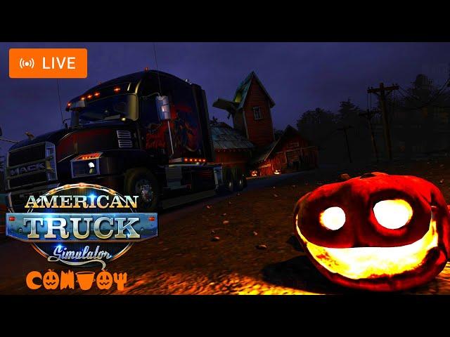 LIVE: American Truck Simulator: Our 6th Annual Halloween Convoy