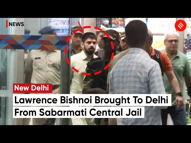 Gangster Lawrence Bishnoi Brought To Delhi From Ahmedabad’s Sabarmati Central Jail