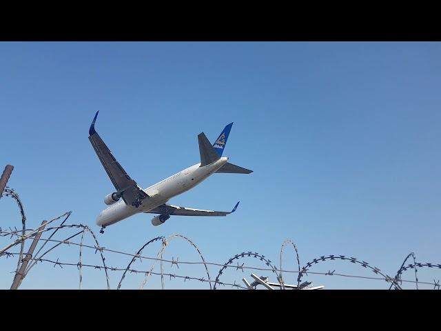 Air Astana Boeing 767-300ER Landing at Almaty