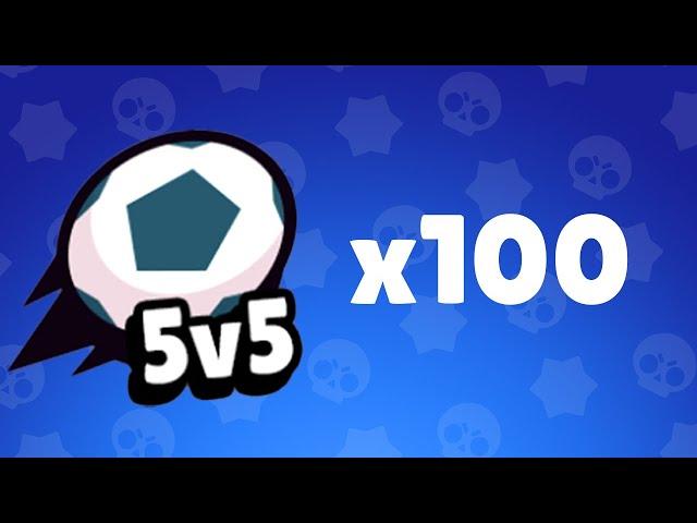 100 Games Of 5v5 Brawl Stars