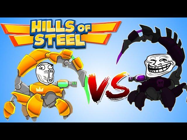 БИТВА СКОРПИОНОВ в HILLS OF STEEL. Летсплей андроид игры от Yoorok Games. Легендарный танк Скорпион