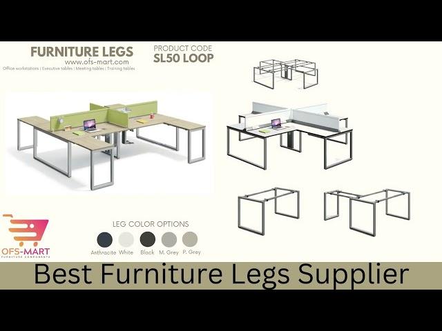 Best Workstation Furniture Legs & Accessories India | Table Legs for Office Cabin and Meeting Tables