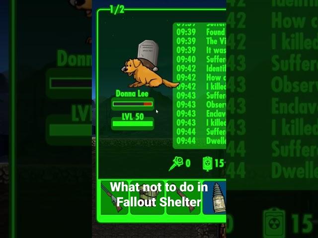 WHOOPS - Dead Dweller - What not to do in Fallout Shelter!!