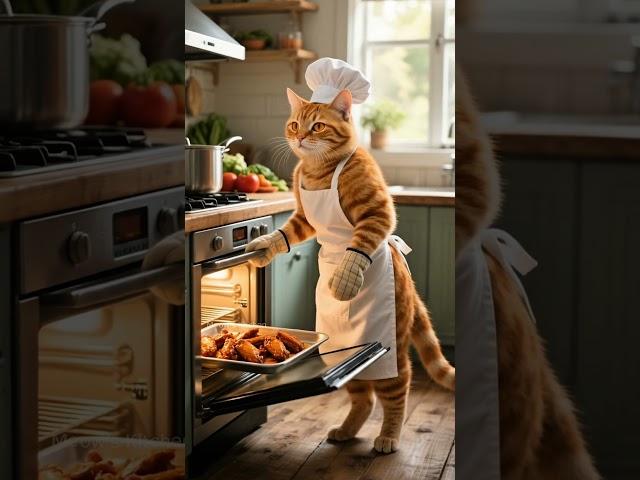 Chef Meow vs. Spicy Buffalo Wings ️ | Will He Survive?