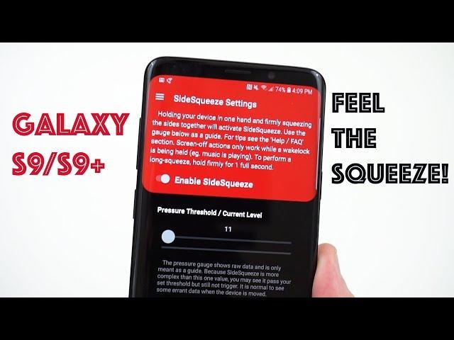 Galaxy S9: Customize Your Phone With Side Squeeze Gestures!