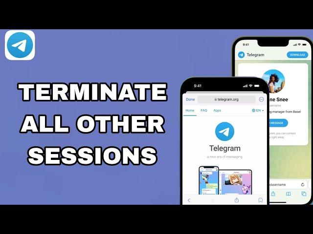 How To Terminate All Other Sessions On Telegram App