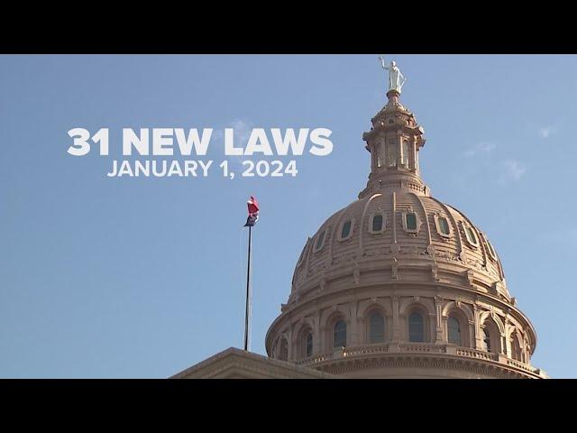 Here are some of the Texas laws taking effect Jan. 1, 2024