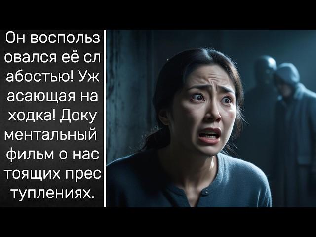 Он воспользовался её слабостью! Ужасающая находка! Документальный фильм о настоящих преступлениях.