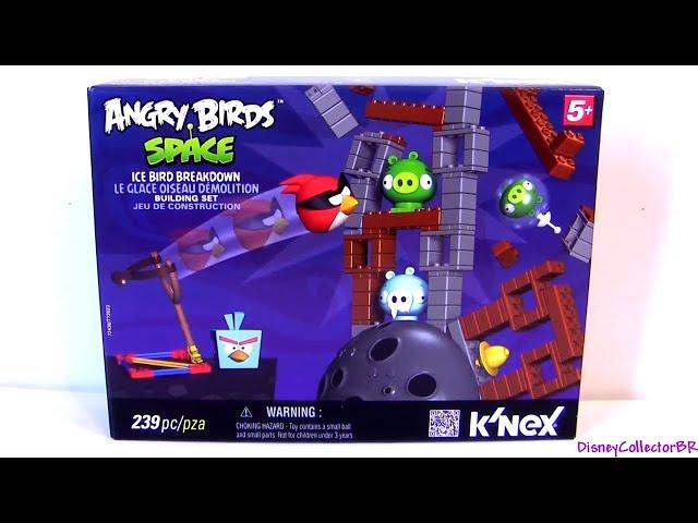 KNEX SPACE Angry Birds Ice Bird Breakdown Building Playset Build Like Lego Knex Disneycollector