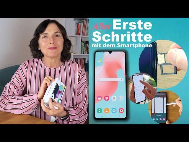 Allererste Schritte mit dem Smartphone. Online-Kurs für Einsteiger Teil 01.