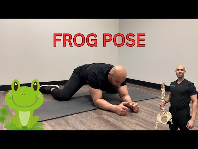 FROG POSE: BEST STRETCH FOR LOW BACK PAIN AND HIP PAIN RELIEF!