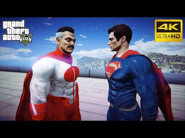 GTA 5 - Superman VS Omni-Man