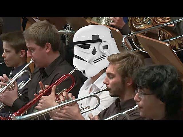 Star Wars –Jedi  Orchestra plays The Throne Room conducted by Jedi Master Andrzej Kucybała