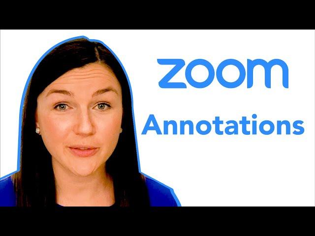 Zoom: How To Use The Annotations Tool