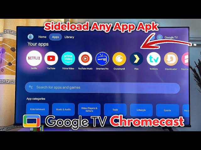 How to Sideload Apps APK on Chromecast with Google TV