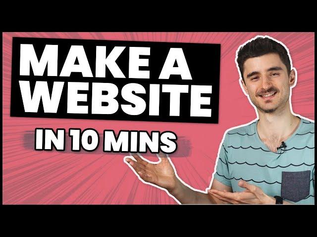 How to Make a Website in 10 Minutes - CHEAP & EASY