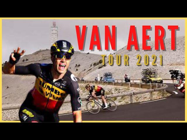 Exhibiciones de VAN AERT en el TOUR de Francia 2021