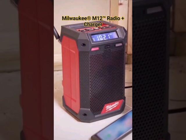 Milwaukee® M12™ Radio + Charger #shorts #newvideo #technogamerz #meta #technology #inventions