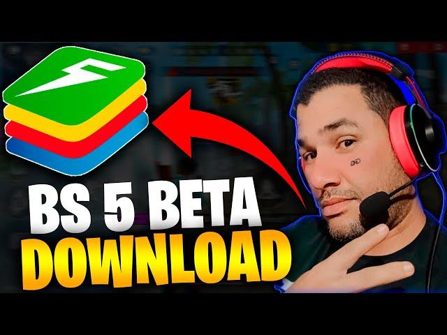 BLUESTACKS 5 BETA  DOWNLOAD  EMULADOR FREE FIRE