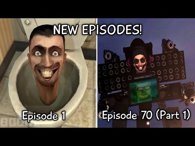 Skibidi Toilet 1 - 70 Part 1 All Episodes (60 FPS REMASTERED) Astro Toilet Killed DJ (Episode 77?)