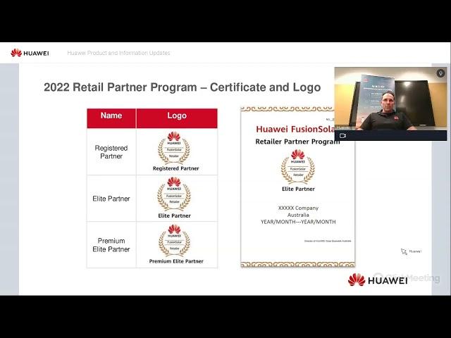 Huawei Australia FusionSolar Product Webinar