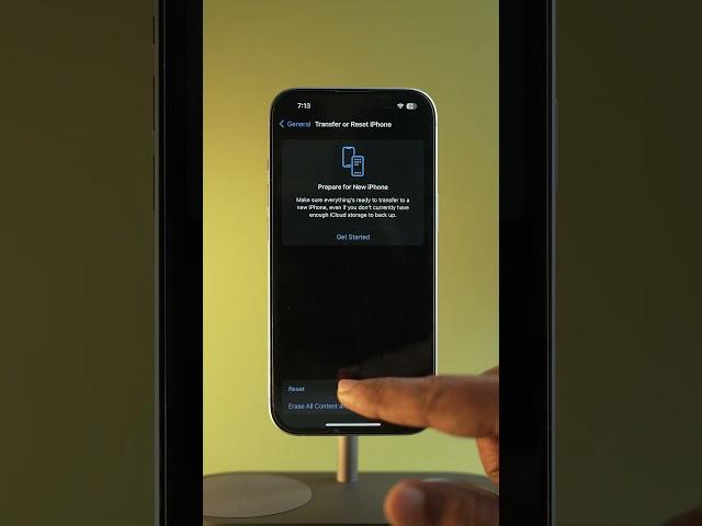 Reset Network Settings  #iPhone @iGeeksBlog