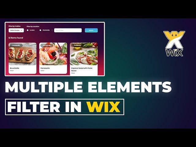 Simple Multiple Filter using Velo by WIX | STEP-BY-STEP | Wix Ideas