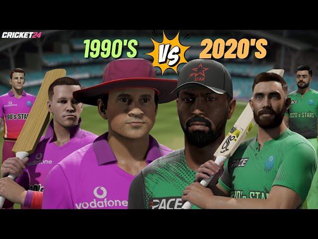 1990s Stars vs 2020s Stars | CRICKET 24