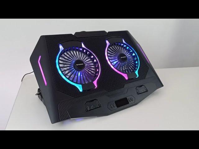  COOLER PARA LAPTOP GAMER HA-N10 RGB CYBERCOOL