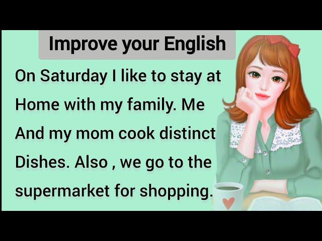 My weekend Routine || Improve your English ||learn English|| #english