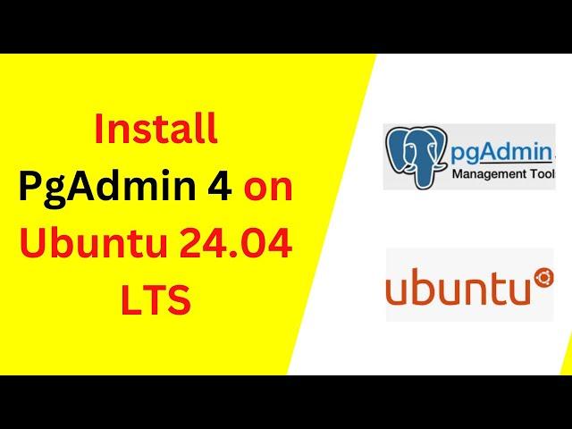 How to install and configure pgadmin 4 on Ubuntu 24.04 LTS | Install pgadmin 4 on Ubuntu|2024 update