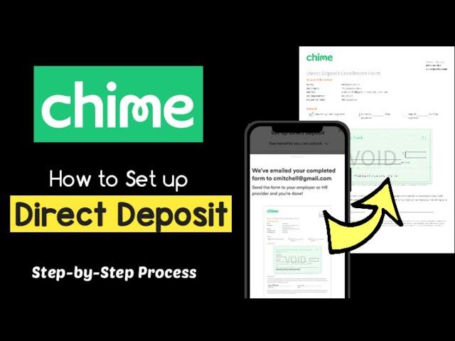 Set up Direct Deposit Chime | Chime Direct Deposit Form | Chime Void Cheque | Chime Payroll Deposit