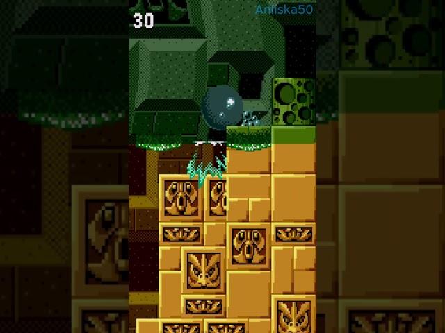 Inverted Water in Labyrinth Zone [Sonic hacks Shorts]