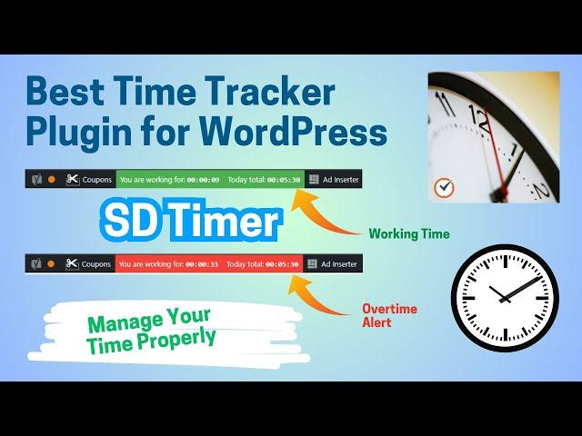 Best Time Tracker Plugin for WordPress - Manage Your Time Properly