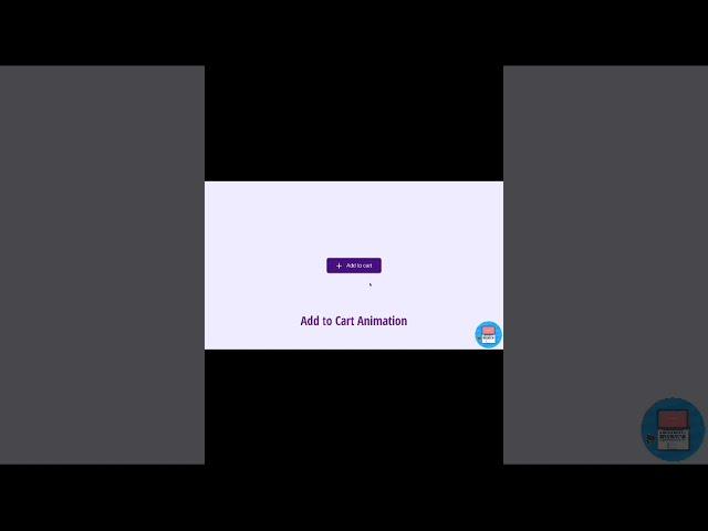 add to cart animation in html and css . #shorts #html #css #kradster