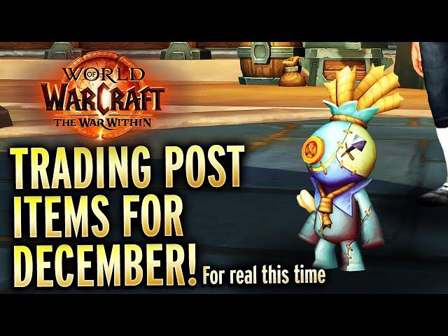 (Redo) Trading Post Items For December Full Preview! World of Warcraft