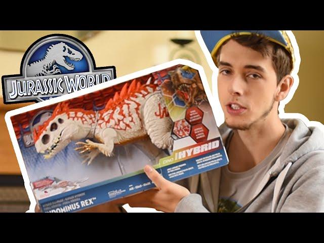 Indominus Rex HYBRID RAMPAGE SERIES - Hasbro Review and Unboxing