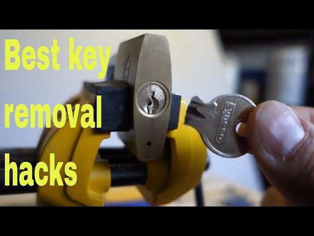 How to remove broken key from lock - DIY snapped key hacks