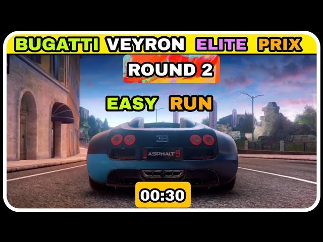 ASPHALT 9 - BUGATTI VEYRON ELITE PRIX ROUND 2 - MANUAL REFERENCE, CROSS TIBER | GAMIE |