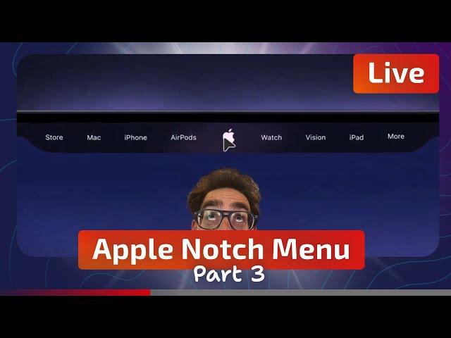 Creating Apple Notch Menu Part 3 — Animation from the center