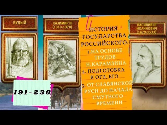 ИСТОРИЯ ГОСУДАРСТВА РОССИЙСКОГО. Все серии подряд. 191-230с. От Славянской Руси до Смутного времени