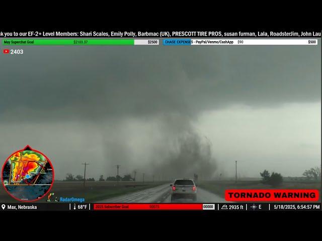 Tornadoes Strike NW Kansas and SE Nebraska (5/18/25) - Live As It Happened