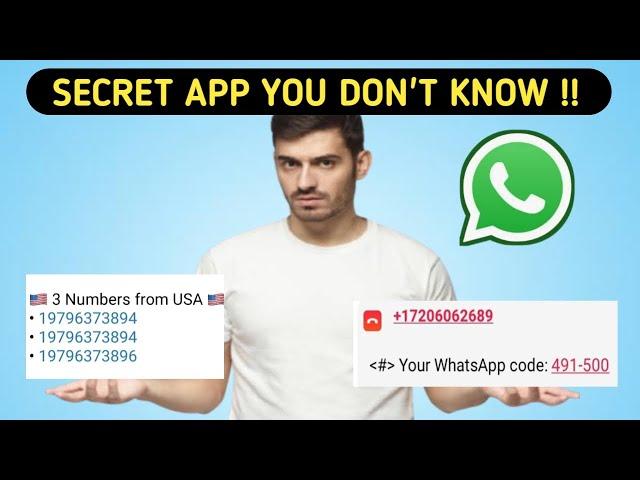 How to get free USA  Number for WhatsApp verification 2025 / free USA Number