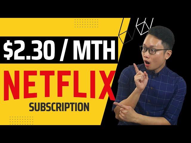 Netflix Cheapest Subscription at USD2.30 Per Month