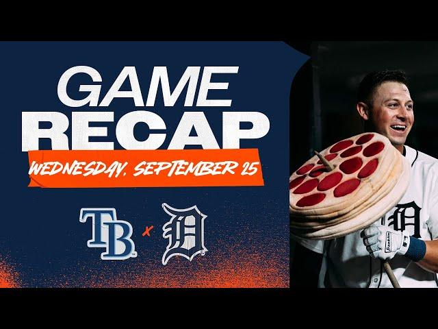 Game Highlights: Spencer Torkelson & Parker Meadows Homer, Jackson Jobe Makes Debut | 9/25/24