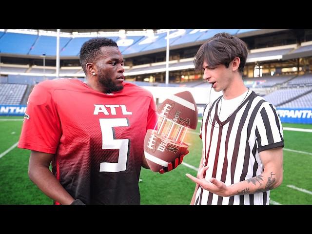 I 1v1'd NFL Players With A Magnetic Football