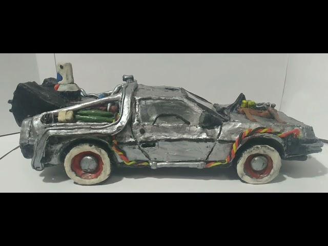 Delorean DMC-12 из пластилина. Мини-обзор.