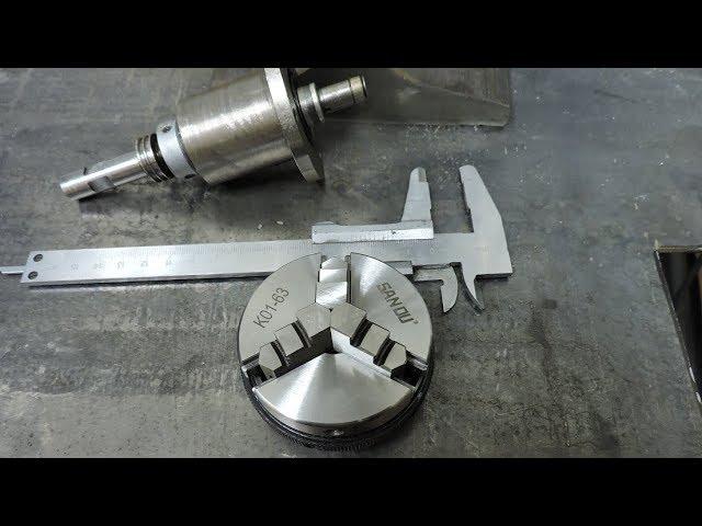 Токарный патрон 63 мм с Aliexpress. Mini lathe chuck