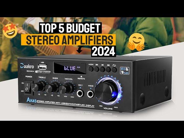 5 Best Budget Stereo Amplifiers In 2024 | Best Amp For Sound System